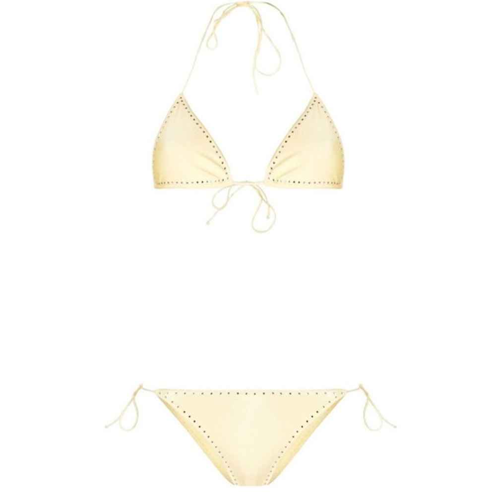 NWT Oseree Light Yellow Bikini Set - Picture 4 of 8